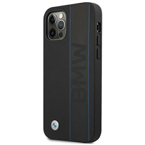 Kup Etui BMW BMHCP12LRWBOK Apple iPhone 12 Pro Max negru/black hardcase Leather Outlines - BMW259BLK - {ean13} - Sklep Home Screen