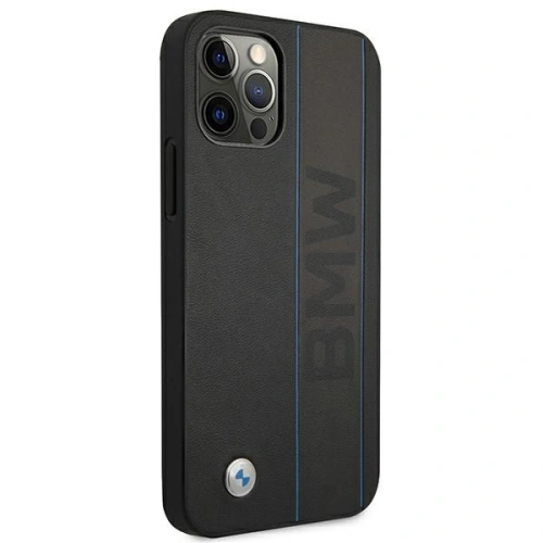 Kup Etui BMW BMHCP12LRWBOK Apple iPhone 12 Pro Max negru/black hardcase Leather Outlines - BMW259BLK - {ean13} - Sklep Home Screen
