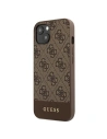 Buy Guess GUHCP13MG4GLBR Apple iPhone 13 brown hard case 4G Stripe Collection - GUE1535BR - {ean13} - Home Screen Store Europe
