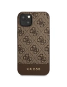 Buy Guess GUHCP13MG4GLBR Apple iPhone 13 brown hard case 4G Stripe Collection - GUE1535BR - {ean13} - Home Screen Store Europe