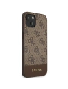 Buy Guess GUHCP13MG4GLBR Apple iPhone 13 brown hard case 4G Stripe Collection - GUE1535BR - {ean13} - Home Screen Store Europe