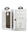 Buy Guess GUHCP13MG4GLBR Apple iPhone 13 brown hard case 4G Stripe Collection - GUE1535BR - {ean13} - Home Screen Store Europe