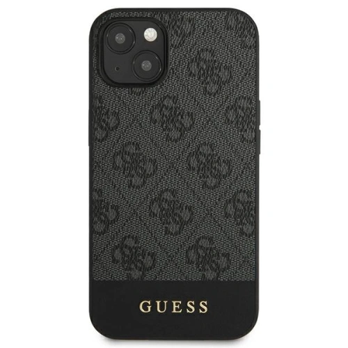 Kup Etui Guess GUHCP13MG4GLGR Apple iPhone 13 gri/grey hardcase 4G Stripe Collection - GUE1536GRY - {ean13} - Sklep Home Screen