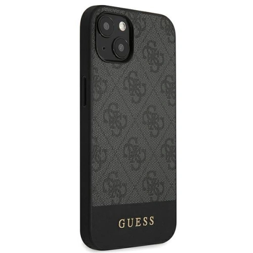 Kup Etui Guess GUHCP13MG4GLGR Apple iPhone 13 gri/grey hardcase 4G Stripe Collection - GUE1536GRY - {ean13} - Sklep Home Screen