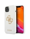 Etui Guess GUHCP13MLS4GGWH Apple iPhone 13 alb/white hard case Silicone 4G Logo
