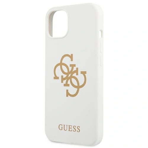 Kup Etui Guess GUHCP13MLS4GGWH Apple iPhone 13 bílý/white tvrdý obal silikonový 4G logo - GUE1537WHT - {ean13} - Sklep Home Screen
