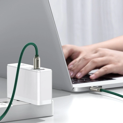 Kup USB-C to USB-C Baseus Display kábel, 100W, 2m (zöld) - BSU2996GRN - {ean13} - Sklep Home Screen