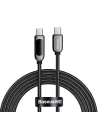 Kabel USB-C na USB-C Baseus Display, 100W, 2m (černý)