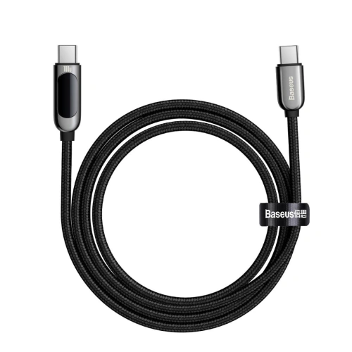 Kup USB-C to USB-C kábel Baseus Display, 100W, 2m (fekete) - BSU2997BLK - {ean13} - Sklep Home Screen