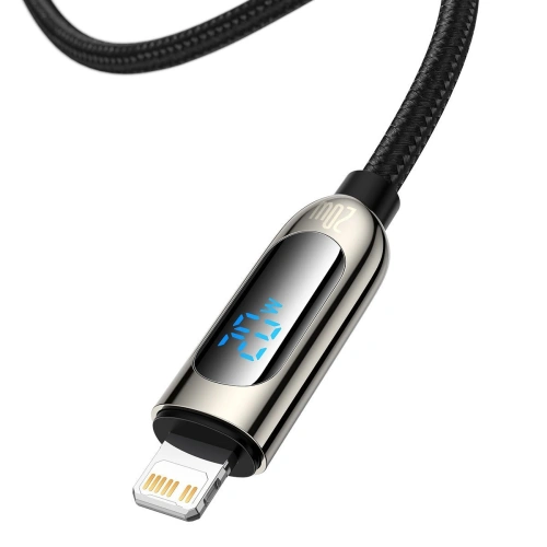 Kup Kabel USB-C do Lightning Baseus Display, PD, 20W, 1m (czarny) - BSU2998BLK - {ean13} - Sklep Home Screen