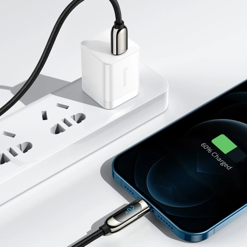 Kup Kabel USB-C do Lightning Baseus Display, PD, 20W, 1m (czarny) - BSU2998BLK - {ean13} - Sklep Home Screen