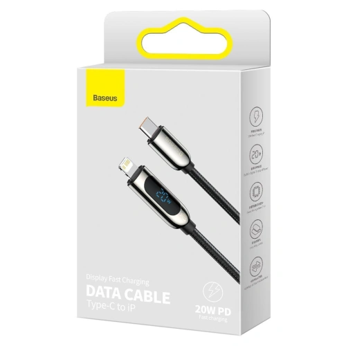 Kup Baseus USB-C zu Lightning Kabel Display, PD, 20W, 1m (schwarz) - BSU2998BLK - {ean13} - Sklep Home Screen