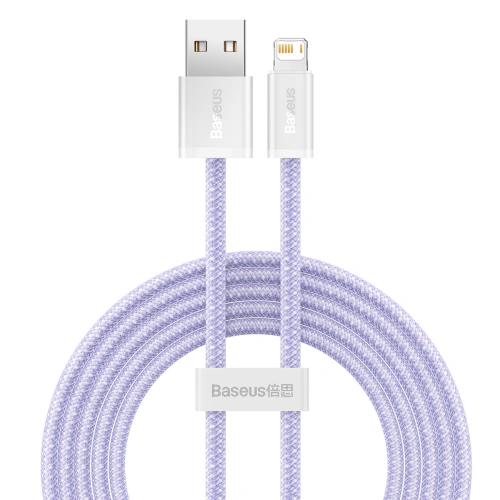 Kup Kabel USB do Lightning Baseus Dynamic, 2.4A, 2m (Fialový) - BSU3001PRP - {ean13} - Sklep Home Screen