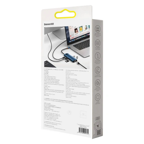 Kup Adaptér 8v1 Baseus Hub USB-C na 3x USB 3.0 + HDMI + USB-C PD 4K HD - BSU3008 - {ean13} - Sklep Home Screen