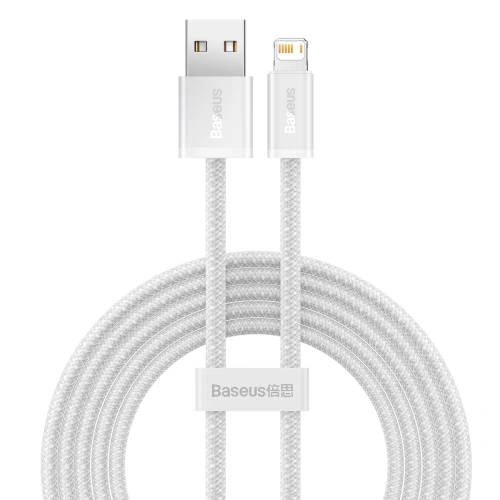 Kup Cablul USB la Lightning Baseus Dynamic, 2.4A, 1m (alb) - BSU3009WHT - {ean13} - Sklep Home Screen