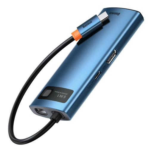 Kup Adaptér 6w1 Baseus Hub USB-C na 3x USB 3.0 + HDMI + USB-C PD 4K HD - BSU3010 - {ean13} - Sklep Home Screen