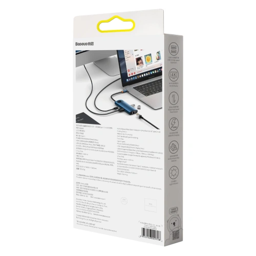 Kup Adapter 6w1 Baseus Hub USB-C la 3x USB 3.0 + HDMI + USB-C PD 4K HD - BSU3010 - {ean13} - Sklep Home Screen