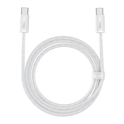 Kup Cablul USB-C la USB-C Baseus Dynamic, 100W, 2m (alb) - BSU3011WHT - {ean13} - Sklep Home Screen