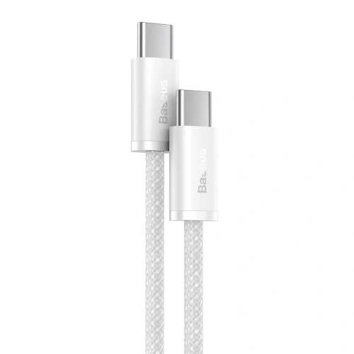 Kup Cablul USB-C la USB-C Baseus Dynamic, 100W, 2m (alb) - BSU3011WHT - {ean13} - Sklep Home Screen