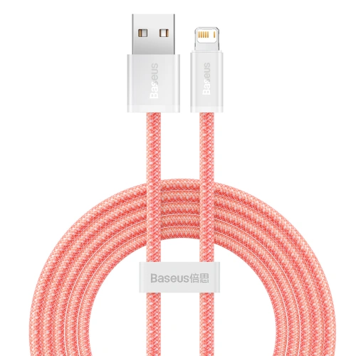 Kup Kabel USB do Lightning Baseus Dynamic, 2.4A, 1m (růžový) - BSU3014PNK - {ean13} - Sklep Home Screen