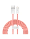 Cablul USB la Lightning Baseus Dynamic, 2.4A, 1m (roz)