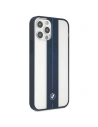 Kup Etui BMW BMHCP12MPCUMRSTNA Apple iPhone 12/12 Pro transparent hardcase Middle Stripe Navy - BMW261CL - {ean13} - Sklep Home Screen