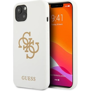 Kup Guess Apple Tasche GUHCP13SLS4GGWH iPhone 13 mini weiß/weiß Hartschale Silikon 4G Logo - GUE1541WHT - {ean13} - Sklep Home Screen