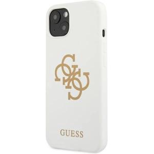 Kup Guess Apple Tasche GUHCP13SLS4GGWH iPhone 13 mini weiß/weiß Hartschale Silikon 4G Logo - GUE1541WHT - {ean13} - Sklep Home Screen
