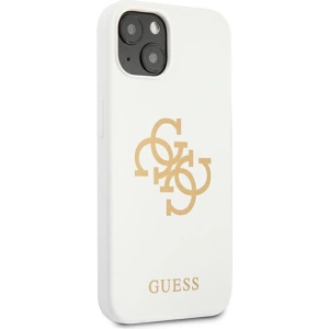 Kup Etui Guess GUHCP13SLS4GGWH Apple iPhone 13 mini bílý/white hard case Silicone 4G Logo - GUE1541WHT - {ean13} - Sklep Home Screen