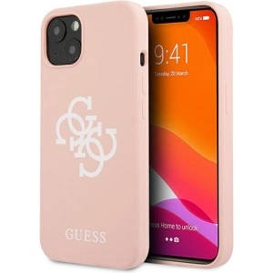 Kup Guess Apple Tasche GUHCP13SLS4GWPI iPhone 13 mini rosa/rosa Hartschale Silikon 4G Logo - GUE1542PNK - {ean13} - Sklep Home Screen