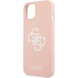 Kup Etui Guess GUHCP13SLS4GWPI Apple iPhone 13 mini růžový/pink hard case Silicone 4G Logo - GUE1542PNK - {ean13} - Sklep Home Screen