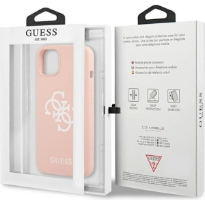 Kup Etui Guess GUHCP13SLS4GWPI Apple iPhone 13 mini růžový/pink hard case Silicone 4G Logo - GUE1542PNK - {ean13} - Sklep Home Screen