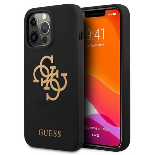 Kup Etui Guess GUHCP13XLS4GGBK Apple iPhone 13 Pro Max negru/black hard case Silicon 4G Logo - GUE1545BLK - {ean13} - Sklep Home Screen