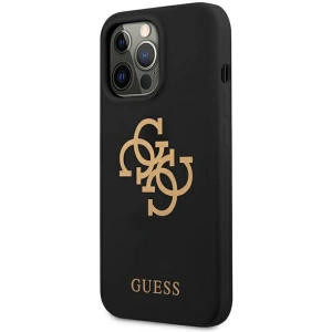 Etui Guess GUHCP13XLS4GGBK Apple iPhone 13 Pro Max czarny/black hard case Silicone 4G Logo