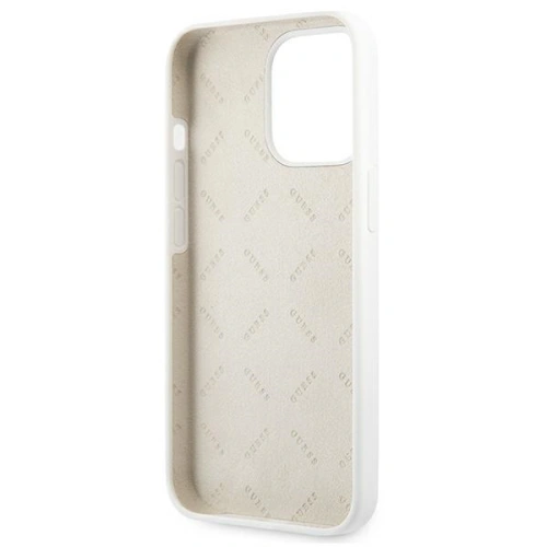 Kup Etui Guess GUHCP13XLS4GGWH Apple iPhone 13 Pro Max alb/white hard case Silicon 4G Logo - GUE1546WHT - {ean13} - Sklep Home Screen