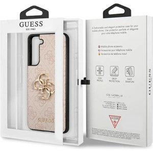 Kup Etui Guess GUHCS21FE4GMGPI Samsung Galaxy S21 FE różowy/pink hardcase 4G Big Metal Logo - GUE1548PNK - {ean13} - Sklep Home Screen