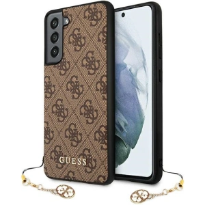 Kup Etui Guess GUHCS21FEGF4GBR Samsung Galaxy S21 FE maro/brown hard case 4G Charms Collection - GUE1549BR - {ean13} - Sklep Home Screen
