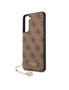 Kup Etui Guess GUHCS21FEGF4GBR Samsung Galaxy S21 FE brązowy/brown hard case 4G Charms Collection - GUE1549BR - {ean13} - Sklep Home Screen