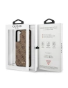 Kup Etui Guess GUHCS21FEGF4GBR Samsung Galaxy S21 FE brązowy/brown hard case 4G Charms Collection - GUE1549BR - {ean13} - Sklep Home Screen