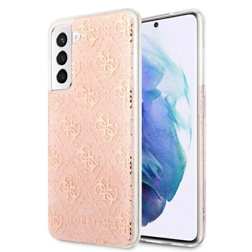Kup Guess Samsung Gehäuse GUHCS21FEPCU4GLPI Galaxy S21 FE rosa/rosa Hartschalengehäuse 4G Glitter - GUE1550PNK - {ean13} - Sklep Home Screen