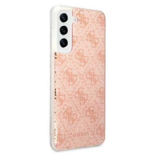 Kup Guess Samsung Gehäuse GUHCS21FEPCU4GLPI Galaxy S21 FE rosa/rosa Hartschalengehäuse 4G Glitter - GUE1550PNK - {ean13} - Sklep Home Screen