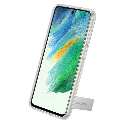 Buy Samsung Galaxy S21 FE EF-JG990CTEGWW Transparent Clear Standing Cover - SMG527CL - {ean13} - Home Screen Store Europe