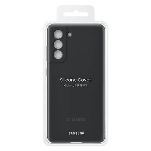 Kup Etui Samsung Galaxy S21 FE EF-PG990TBEGWW czarny/black Silicone Cover - SMG528BLK - {ean13} - Sklep Home Screen