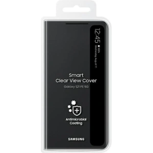 Kup Etui Samsung Galaxy S21 FE EF-ZG990CBEGEE czarny/black Clear View Cover - SMG538BLK - {ean13} - Sklep Home Screen
