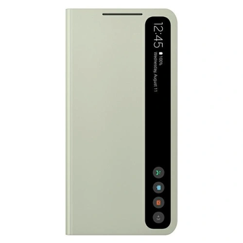 Kup Etui Samsung Galaxy S21 FE EF-ZG990CMEGEE miętowy/mint Clear View Cover - SMG539MNT - {ean13} - Sklep Home Screen
