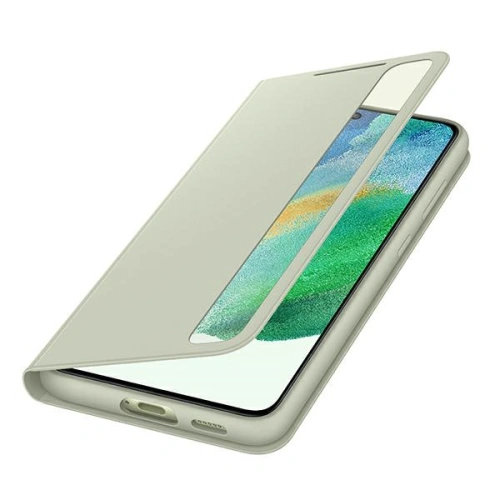 Kup Etui Samsung Galaxy S21 FE EF-ZG990CMEGEE mint Clear View Cover - SMG539MNT - {ean13} - Sklep Home Screen