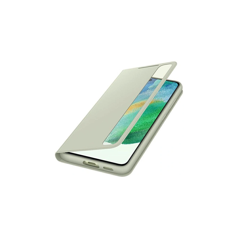 Etui Samsung Galaxy S21 FE EF-ZG990CMEGEE miętowy/mint Clear View Cover