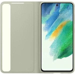 Kup Etui Samsung Galaxy S21 FE EF-ZG990CMEGEE miętowy/mint Clear View Cover - SMG539MNT - {ean13} - Sklep Home Screen