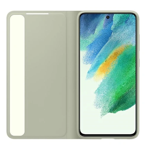 Kup Etui Samsung Galaxy S21 FE EF-ZG990CMEGEE miętowy/mint Clear View Cover - SMG539MNT - {ean13} - Sklep Home Screen