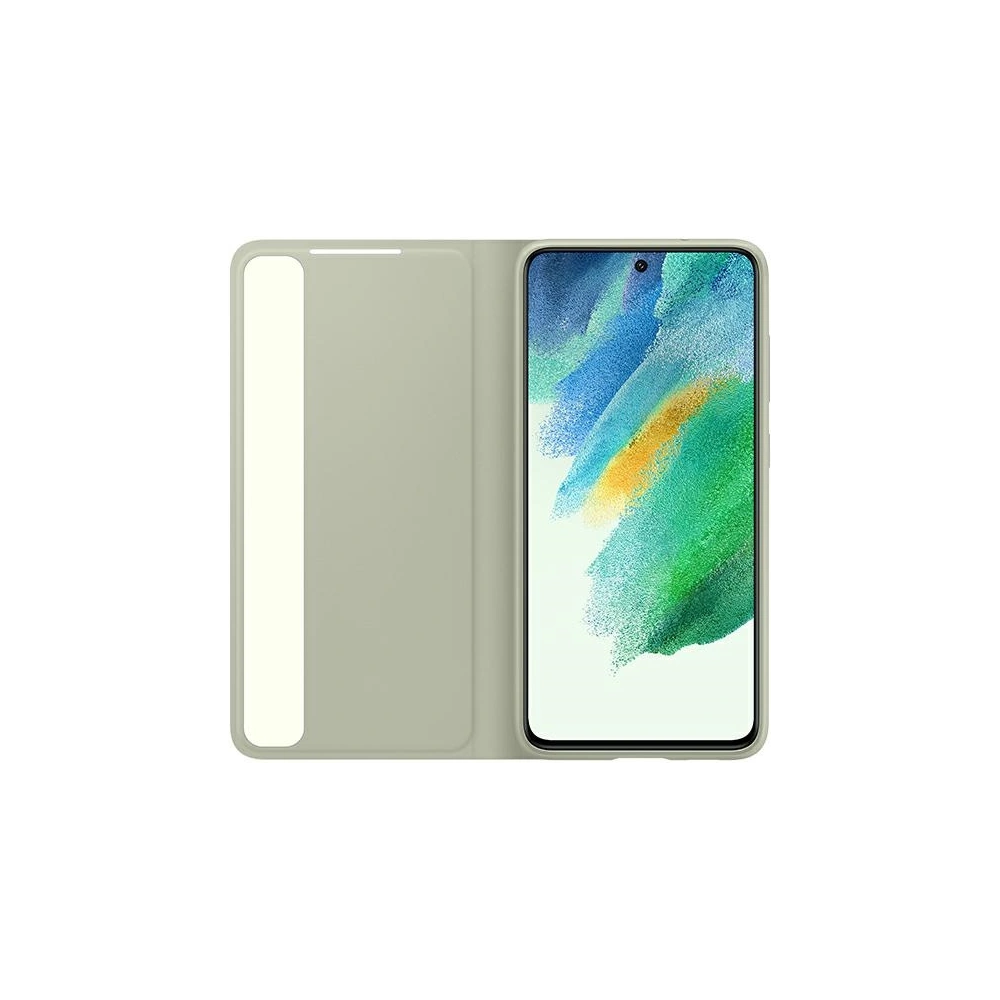 Etui Samsung Galaxy S21 FE EF-ZG990CMEGEE miętowy/mint Clear View Cover